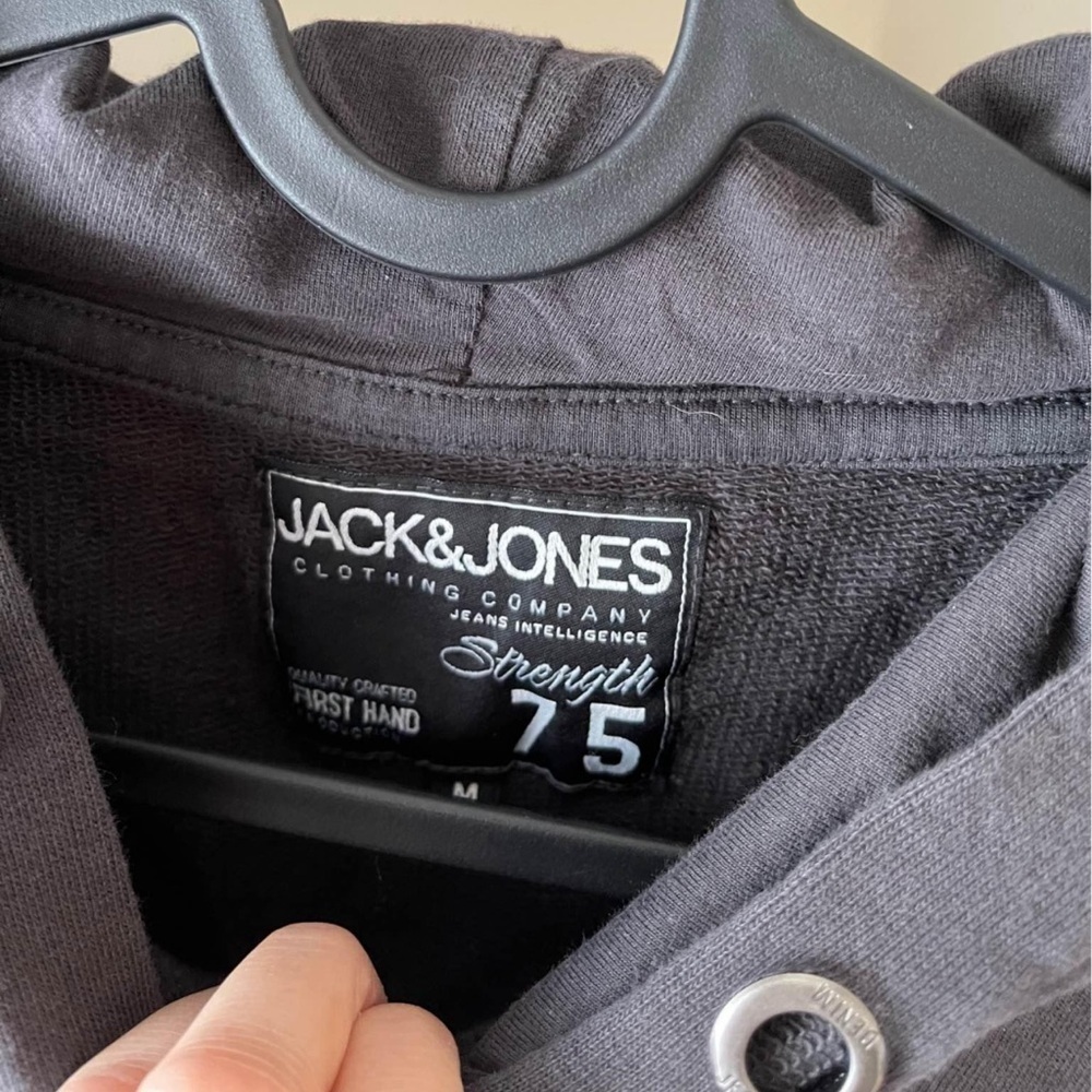 Jack&Jones dark grey hoodie - Picture 5 of 6